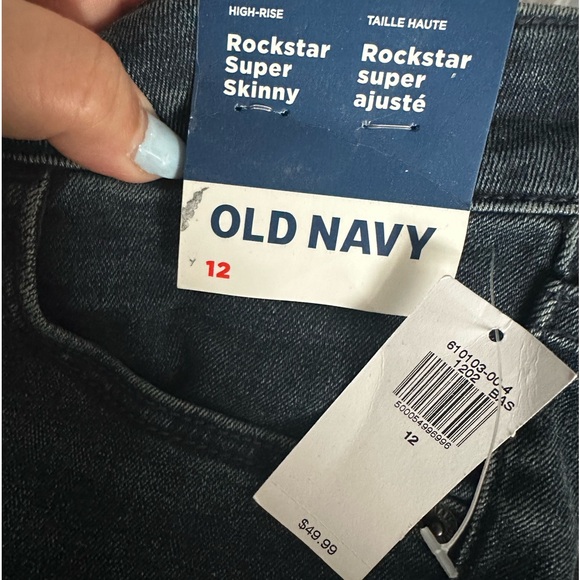 Old Navy high rise rockstar jeans - Picture 4 of 5